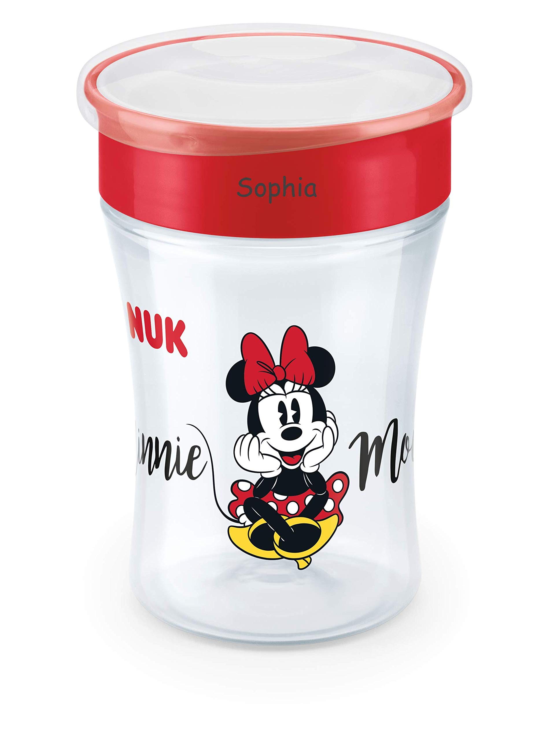 nuk-magic-cup-trinklernbecher-mit-pers-nlicher-gravur-230-ml-ab-8-monaten-minnie image 1
