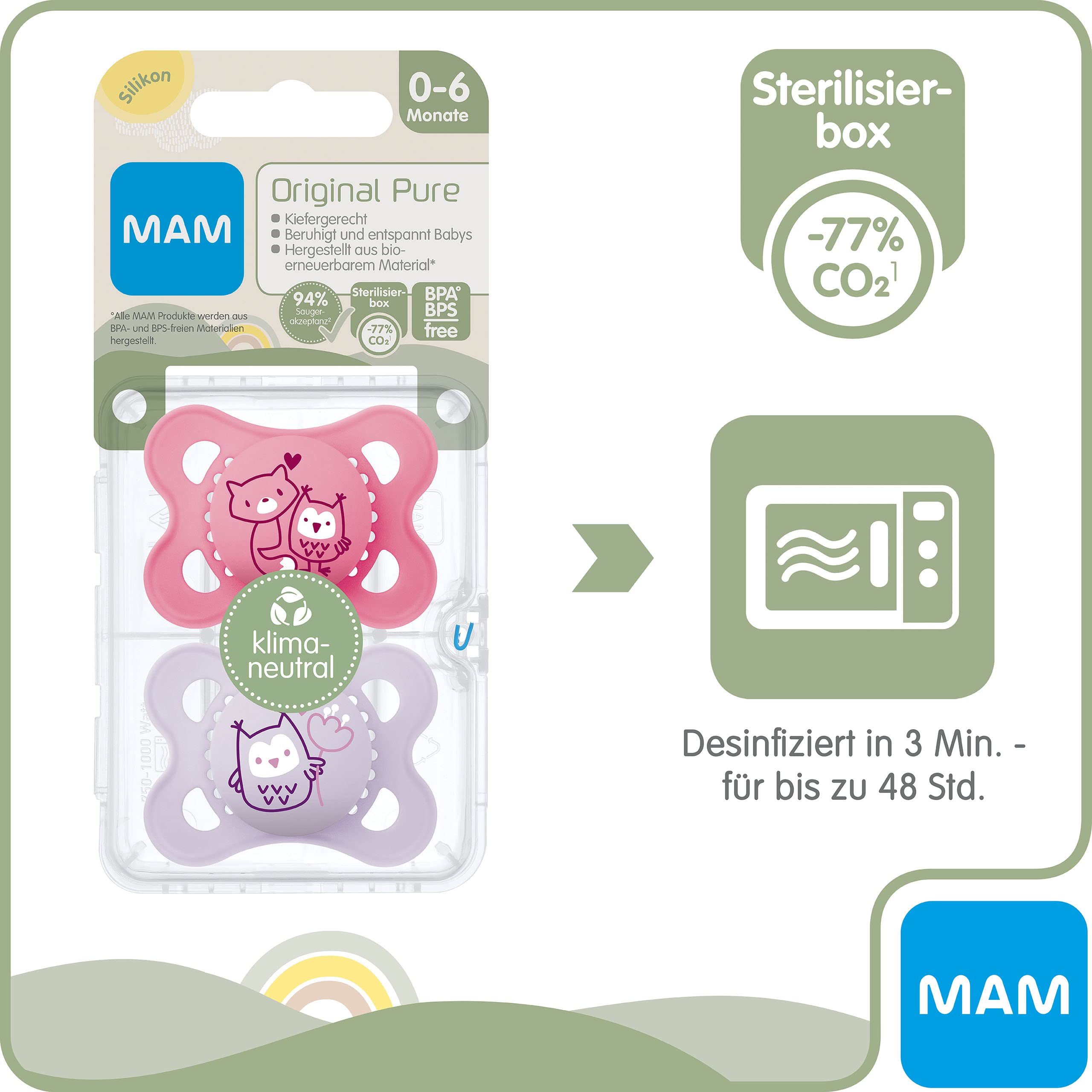 mam-original-pure-day-night-schnuller-4er-set-0-6-monate-nachhaltig-skinsoft-sil image 6