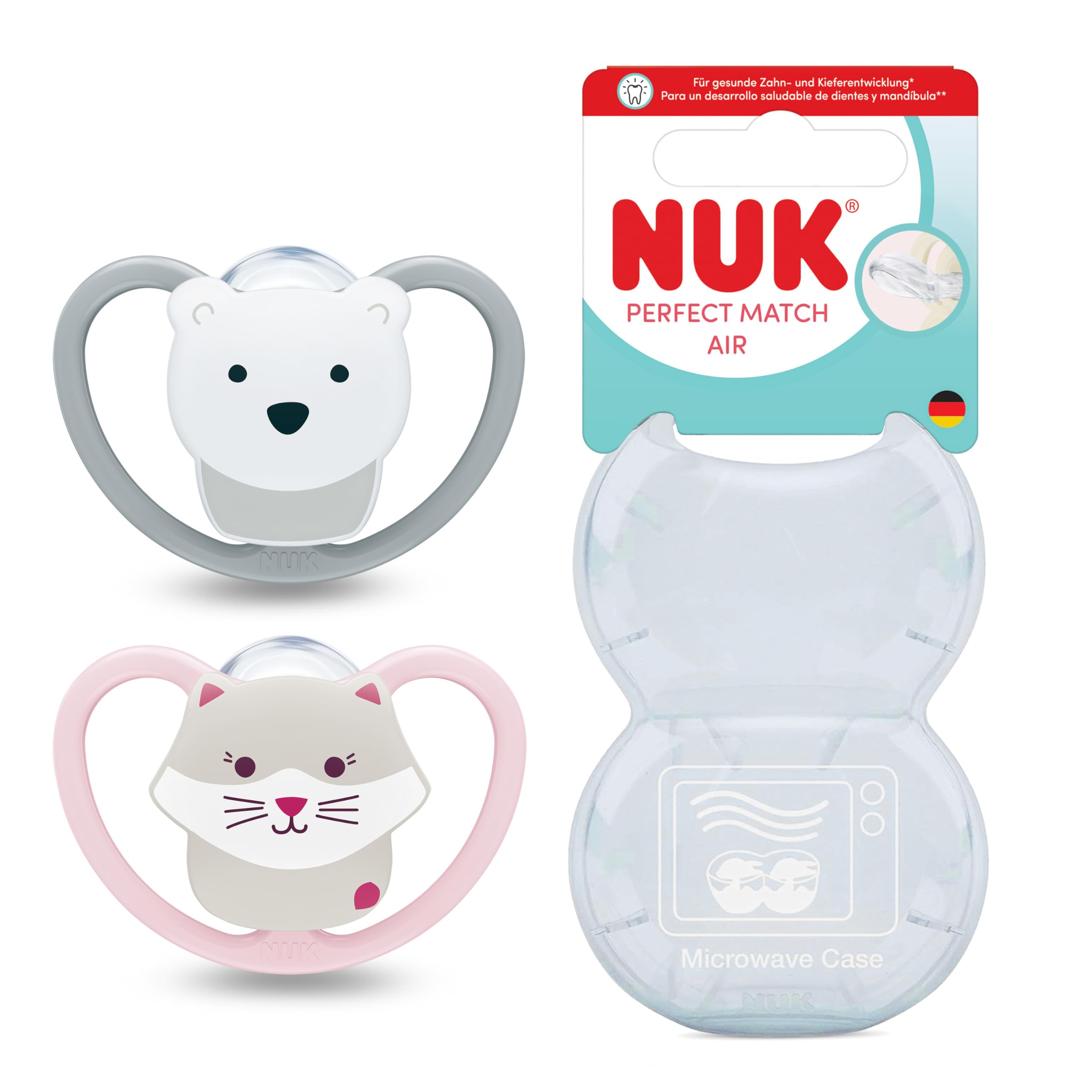 nuk-perfect-match-air-baby-schnuller-0-6-monate-kiefergerecht-bel-ftet-95-akzept image 4