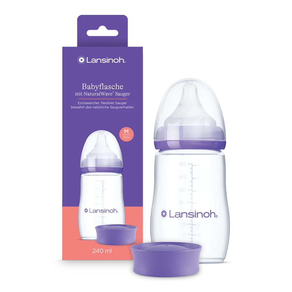 lansinoh-babyflasche-mit-naturalwave-sauger-240-ml image 1