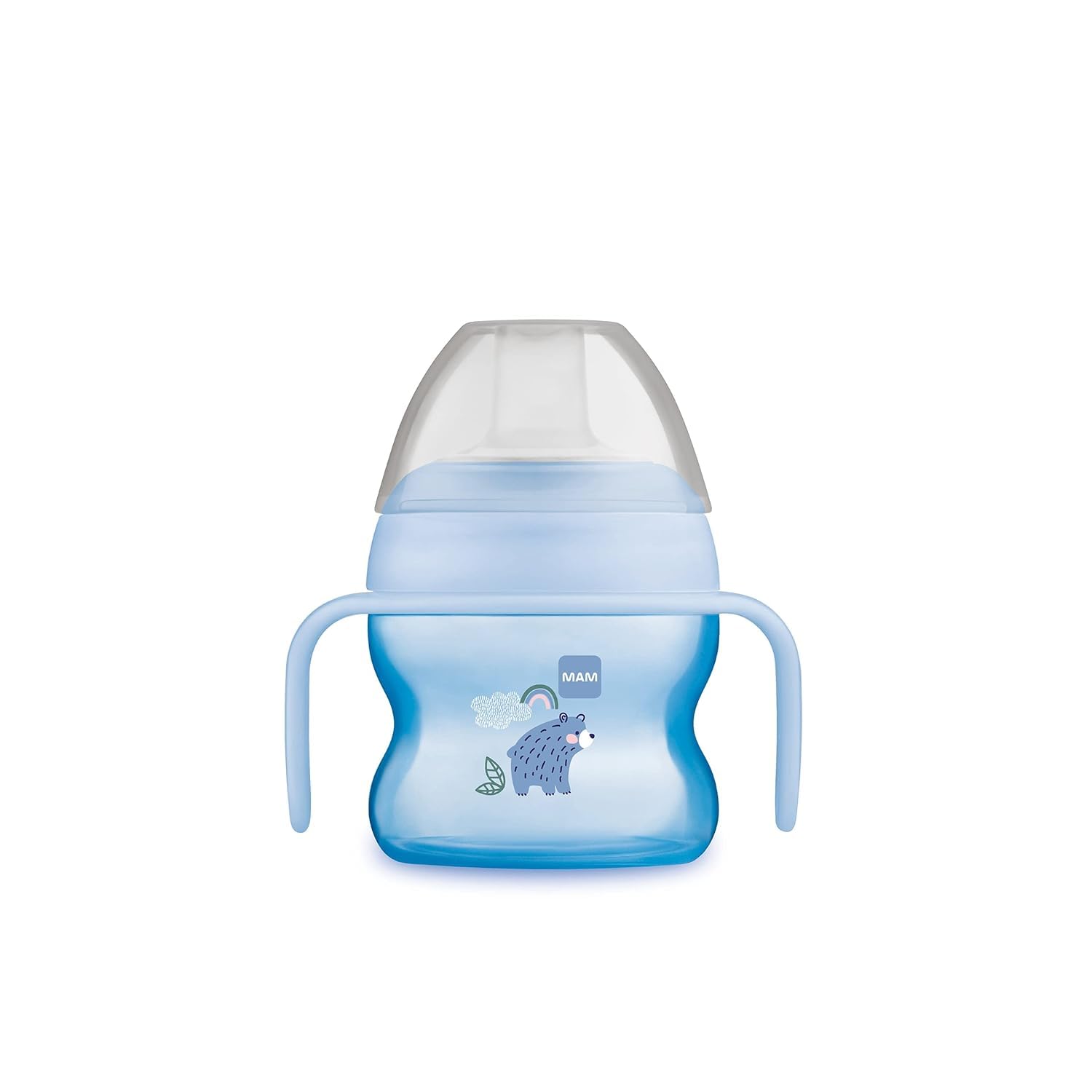 mam-starter-cup-trinklernbecher-150-ml-rutschsichere-griffe-ab-4-monate-b-r image 1