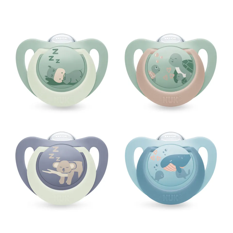 nuk-first-choice-day-night-babyschnuller-6-18-monate-leuchtet-im-dunkeln-sortier image 1