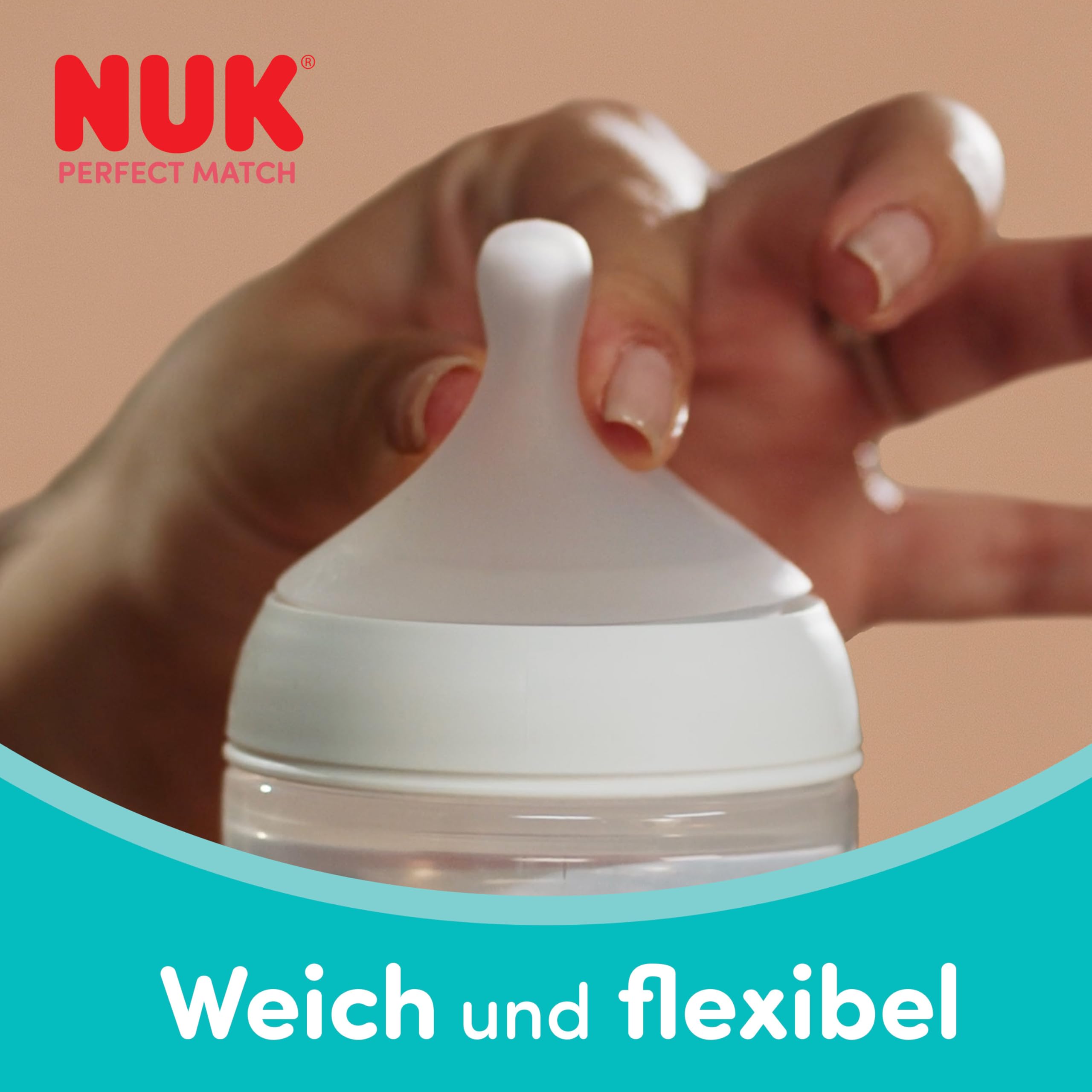 nuk-perfect-match-babyflasche-260-ml-3-monate-anti-kolik-system-temperature-cont image 3
