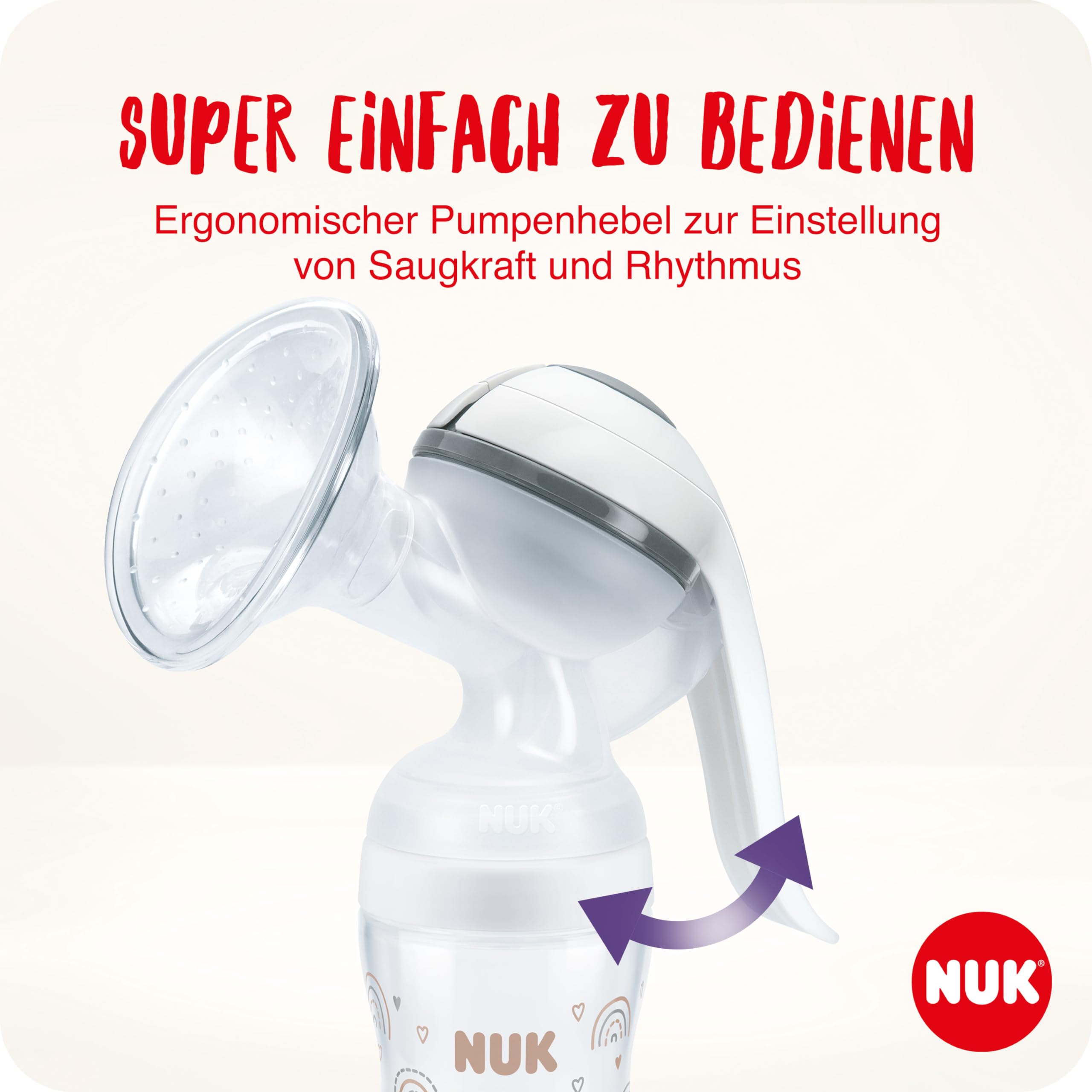 nuk-handmilchpumpe-mit-perfect-match-babyflasche-150-ml-silikonkissen-ergonomisc image 4