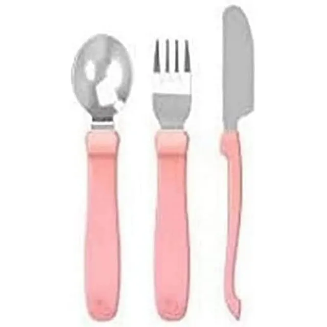 twistshake-78216-kinderbesteckset-12-monate-pastellkoralle image 1